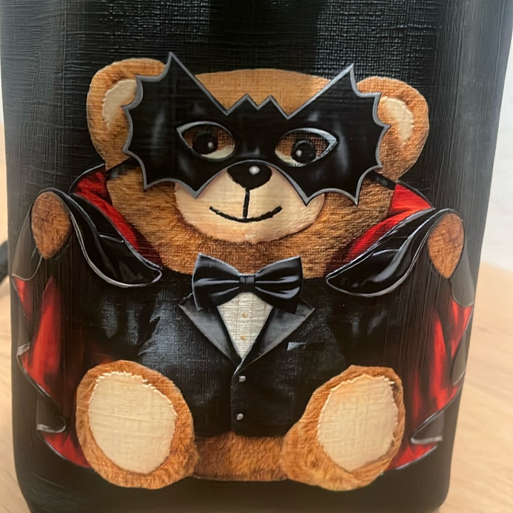 Moschino Bat Teddy Bear Bucket Bag
